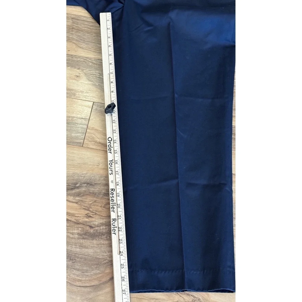 Lands'‎ End Mens 38x27 Blue Classic Clothing Traditional Fit Chino Pants Preppy